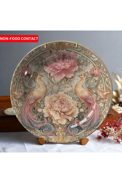 Choice 20x20cm TCZSP-HYF20251230131 1pcExquisite Ceramic Decorative Plate Han...