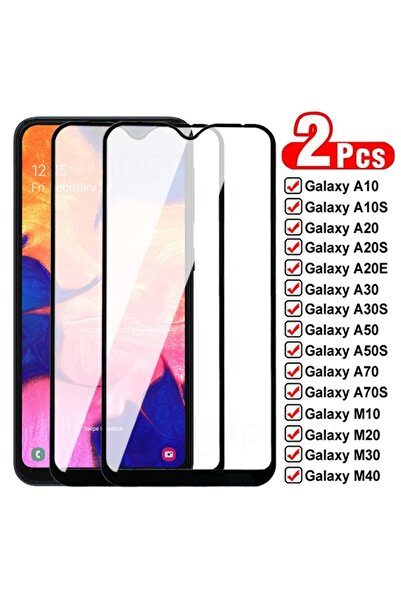 Choice14 قطعتان من واقي الشاشة عالي الدقة لهاتف Galaxy A40، قطعتان من واقي ال...