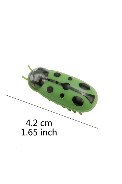 Choice9 لعبة حشرات كهربائية مضحكة CWJ35 باللونين الأخضر والأسود، لعبة حشرات ك...