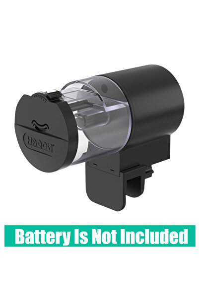 Choice موزع طعام أسماك أوتوماتيكي أسود اللون، سعة 100 مل، ذكي ومؤقت، مناسب لأ...