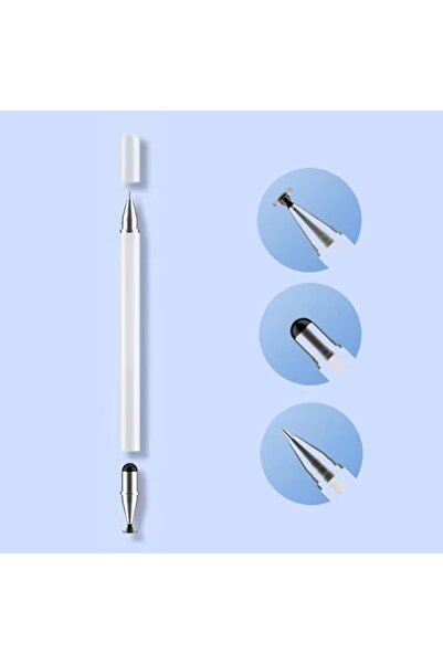 Choice قلم لمس أبيض 3 في 1 لأجهزة iOS وأندرويد، قلم رسم سعوي لأجهزة iPad وتاب...