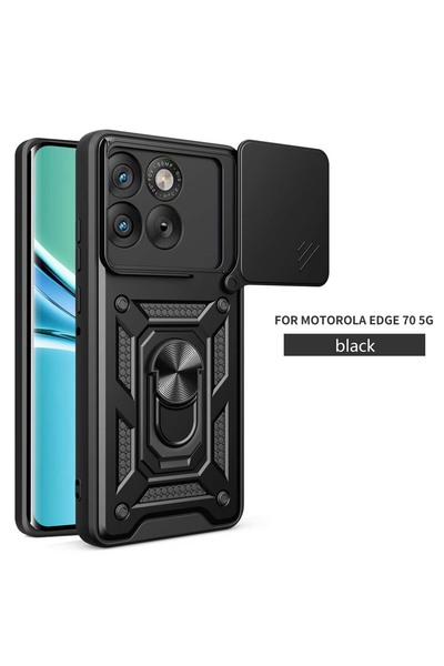 Choice4 Motorola Edge 70 black Shkproof Armor Case For MOTO Edge 70 5G Camera...