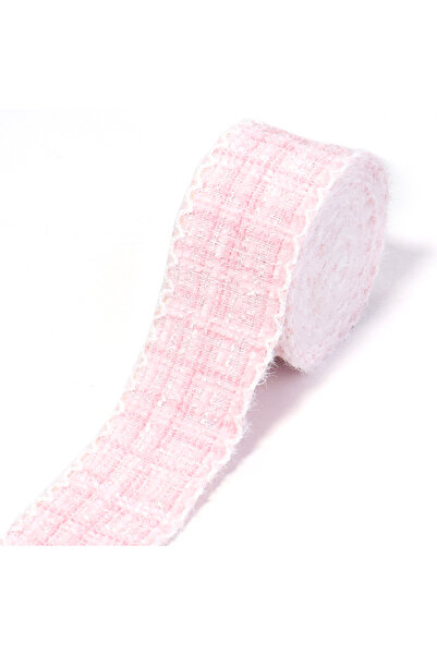 Choice5 4cm Pink 3yards/roll Elegant Plaid Ribb 4cm Lattice Fabric Ribbon For...