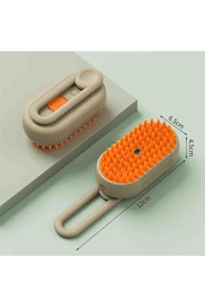 Choice1 فرشاة تدليك بخاخ للقطط والكلاب والحيوانات الأليفة بزر واحد بخاخ بخاري...
