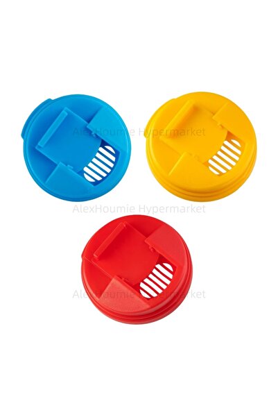 Choice3 3 قطع متنوعة من أغطية علب المشروبات الغازية، أغطية بلاستيكية قابلة لإ...