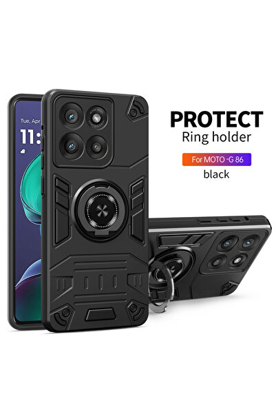 Choice19 Motorola Moto G86 Pc + tpu black For Cover Moto G86 G56 G05 G15 Powe...