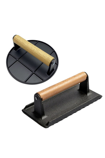 Choice3 A set Aluminum Alloy Meat Press Manual Burger Press Non Stick Round M...
