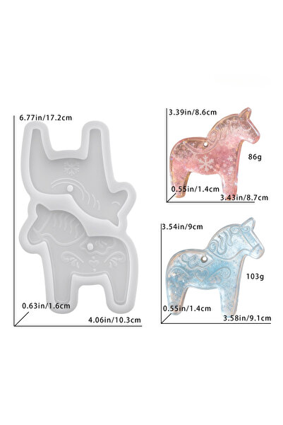 Choice قالب واحد لصنع حقيبة دوراما بنفسك، قالب راتنج إيبوكسي، قالب سيليكون مب...
