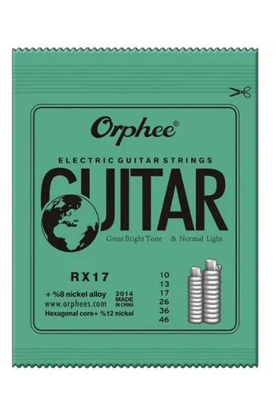 Choice15 RX17 Orphee Electric Guitar Strings Carbon Steel Hexagonal Alloy Nic...