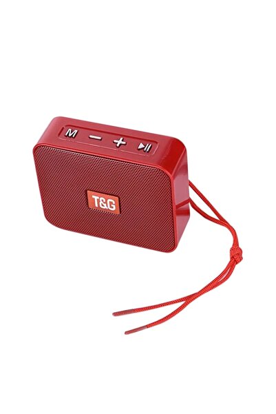 Choice TG166-Red Mini Portable Outdoor Riding TG166 Bluetooth Speaker Wireles...