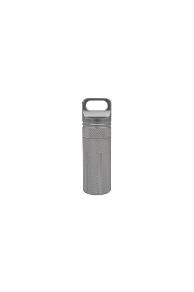 Choice gray Gray Aluminum Alloy Waterproof Canister Medicine U Disk Seal Bott...