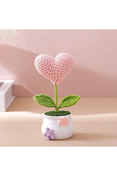 Choice نباتات اصطناعية على شكل قلب معلقة يدوياً - اختيار ديكور المنزل وهدايا ...