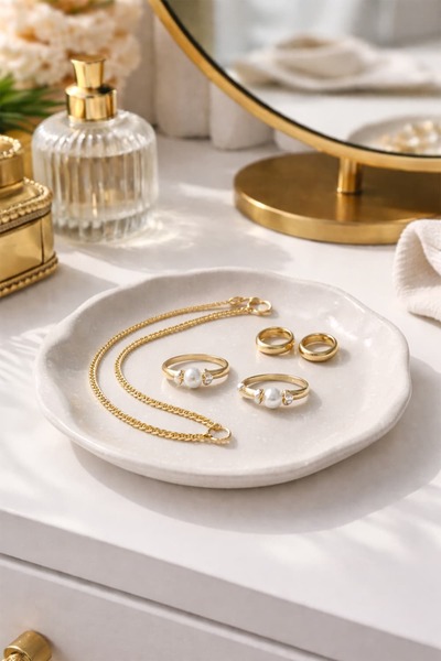 Otaera Coastal Form No:02 |   Oval Decorative Plate – Organic Stone Texture, ...