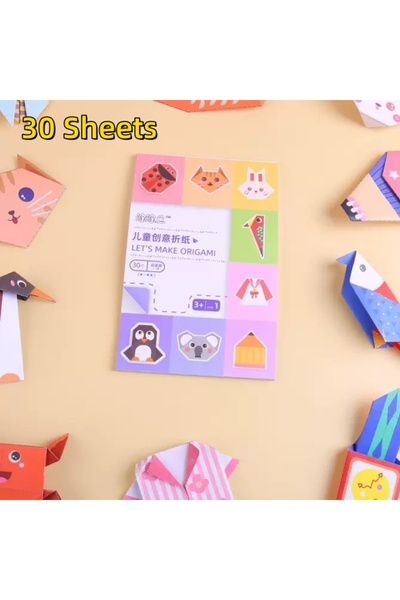 Choice3 مجموعة أوريغامي للمبتدئين (30/108 ورقة) - كتاب إرشادي لفن طي الورق - ...