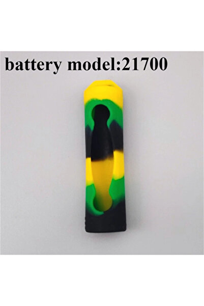 Choice14 1pc Silicone Case camo-21700 1PC 18650 21700 Battery Silicone Sleeve...