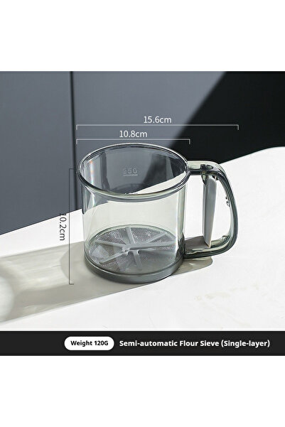 Choice1 ABS ABS Plastic flour filter handheld sieve coffee sieve cup semi-aut...