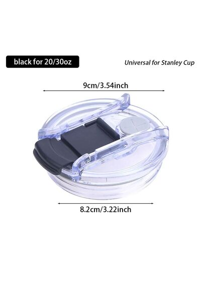 Choice1 غطاء زجاجة أسود اللون، مناسب لزجاجات سعة 20-30 أونصة، قطعة واحدة، مان...