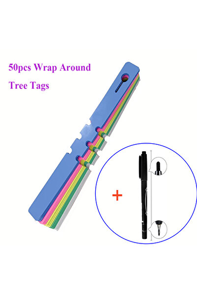 Choice 50pcs MIX 50pcs Tree Hanging Labels With Pen PVC Waterproof Adjustable...