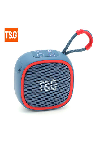 Choice4 مكبر صوت بلوتوث لاسلكي صغير TG659 أزرق اللون، قوي، بتقنية TWS 5.3، صن...