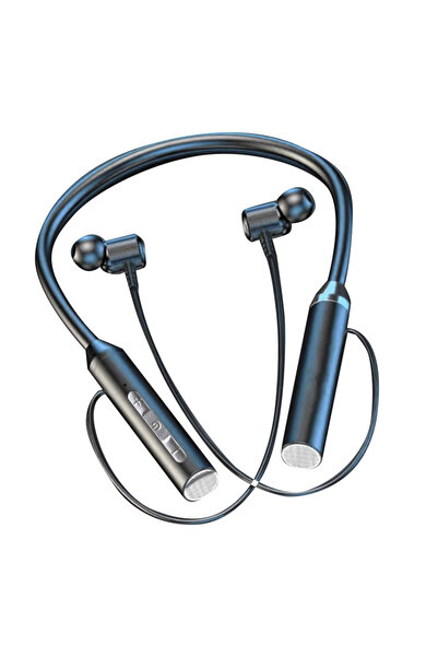 Choice سماعات رأس لاسلكية بلوتوث سوداء، سماعات رأس رياضية عالية الجودة من نوع...