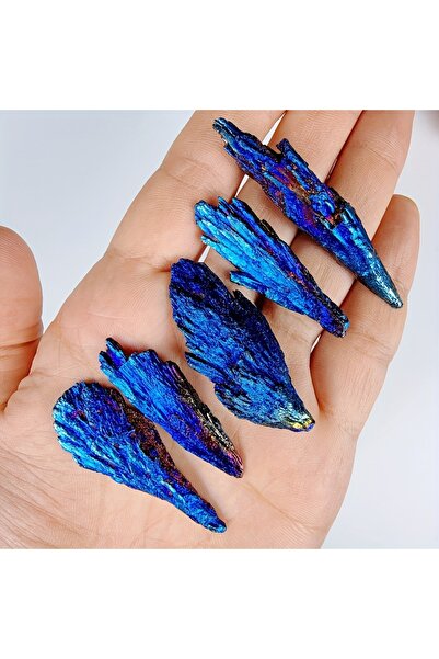 Choice اللون الأزرق (5 قطع) قطعة واحدة/5 قطع حجر ريشة اللهب الأزرق/البنفسجي ا...