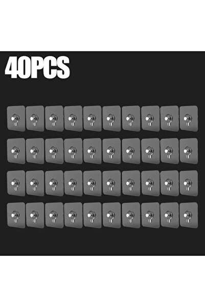 choice2 خطافات جدارية لاصقة 6×6 سم، 40 قطعة، 10-100 قطعة، بدون حفر، حامل إطار...