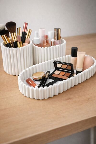 İFAA Tabletop Makeup Organizer – Brush Holder, Lipstick Holder, and Multi-Pur...