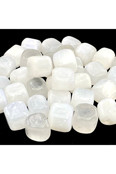 Choice قطعتان من السيلينيت، قطعتان/أربع قطع من أحجار السيلينيت الطبيعية المصق...