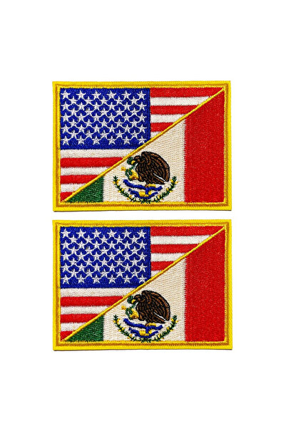 Choice1 رقعة علم مشتركة حمراء مكونة من قطعتين، تمثل الولايات المتحدة الأمريكي...