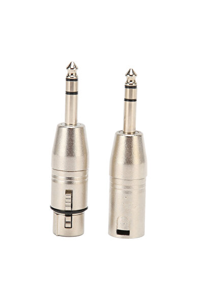 Choice محول أبيض من 1/4 TRS إلى XLR 3Pin أنثى، محمول، مقاس 1/4 بوصة، من 1/4 T...