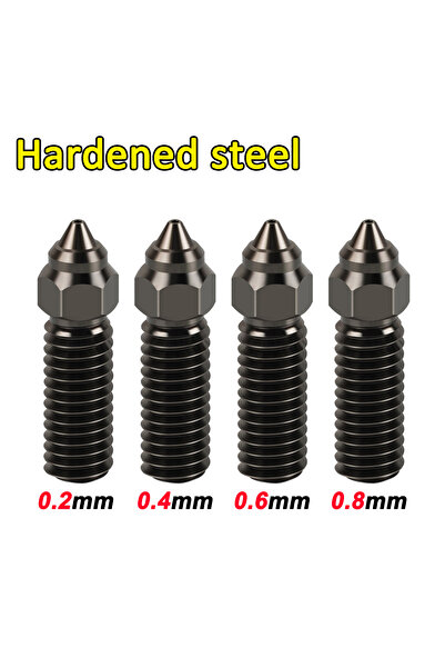 Choice28 قطعة واحدة 2468-Hardened لفوهة طابعة Ender 3 V3 KE مطلية بالنحاس، مص...