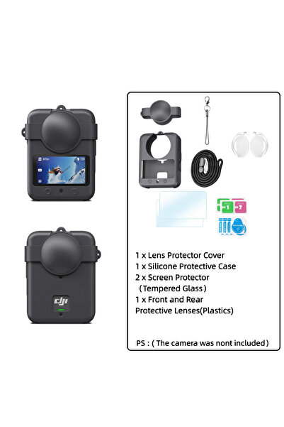Choice4 Set 5 For Dji Osmo 360 Camera Accessory Kit Lens Guard/Silicone Prote...
