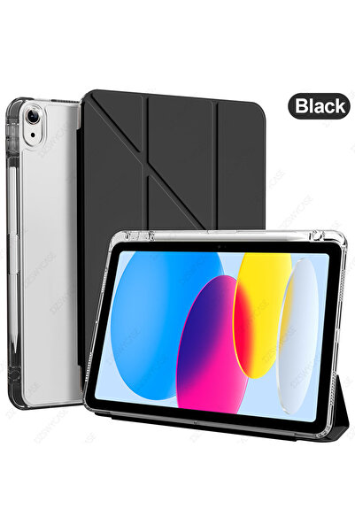 Choice3 جراب أسود لجهاز iPad (A16) الجيل الحادي عشر 11 بوصة 2025/iPad الجيل ا...