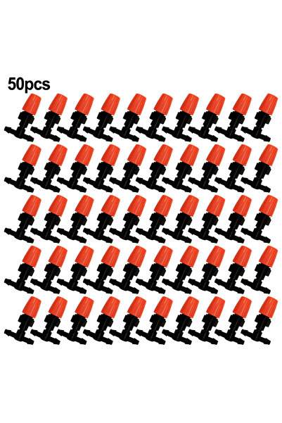 Choice 50 قطعة من نظام الري بالتنقيط الدقيق القابل للتعديل والتبديل، 20/50 قط...