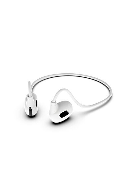 Choice سماعات أذن رياضية جديدة بيضاء بتقنية بلوتوث 5.3، مزودة بتقنية التوصيل ...