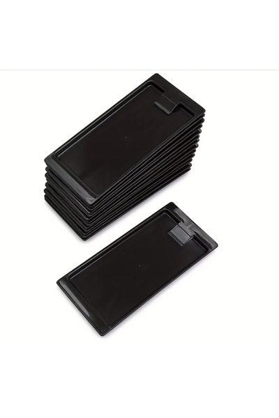 Choice black 10Pcs Black Check Holder, Plastic Coin Tray, Bar Bill Tray, Smal...