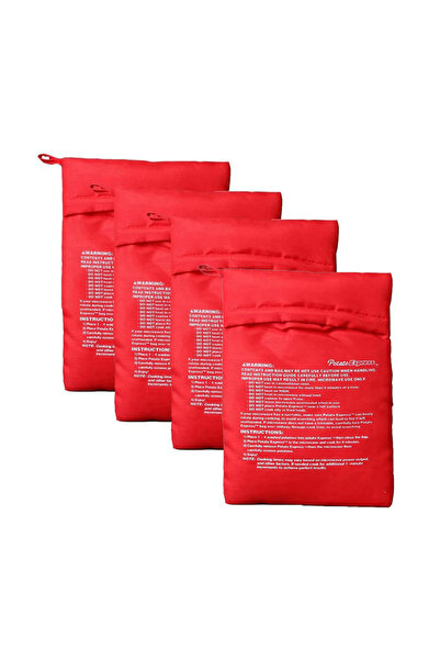 Choice3 4Pcs 1~5Pcs Microwave Potato Bag Reusable Baked Potato Pouch Bag Bake...