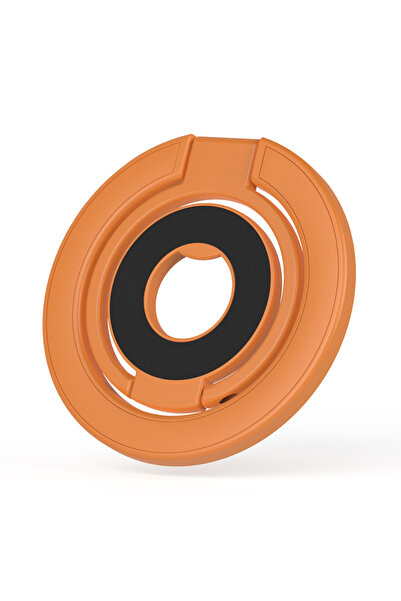 Choice حامل هاتف برتقالي متعدد الوظائف، ثنائي الجوانب، مغناطيسي، قابل للطي، ي...