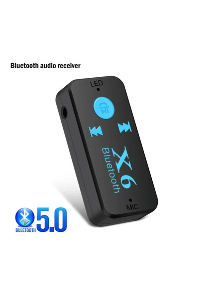 Choice جهاز استقبال X6 بتقنية بلوتوث 5.3، محول صوت AUX للسيارة، جهاز استقبال ...