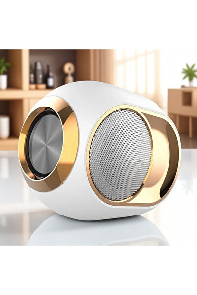 Choice1 مكبر صوت لاسلكي بلوتوث محمول أبيض اللون، صوت ستيريو TWS، صوت جهير ثلا...