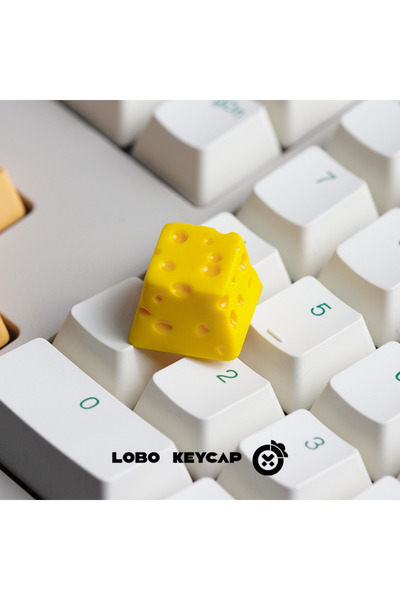 Choice غطاء مفتاح على شكل جبن لوبو، لون أصفر، رسوم متحركة كرتونية، جيري، منتج...