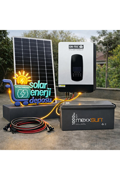 SED Solar Enerji Deposu 3000W Lityum Güneş Enerjisi Paketi