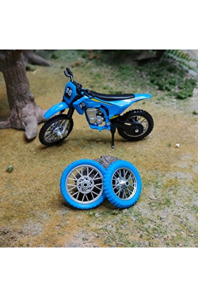 Choice3 blue Without box Simulation alloy off-road motorcycle model collectio...