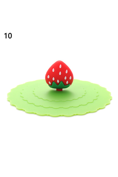 choice2 غطاء كوب سيليكون قابل لإعادة الاستخدام، متوفر بـ 10 أو 24 لونًا، بطول...