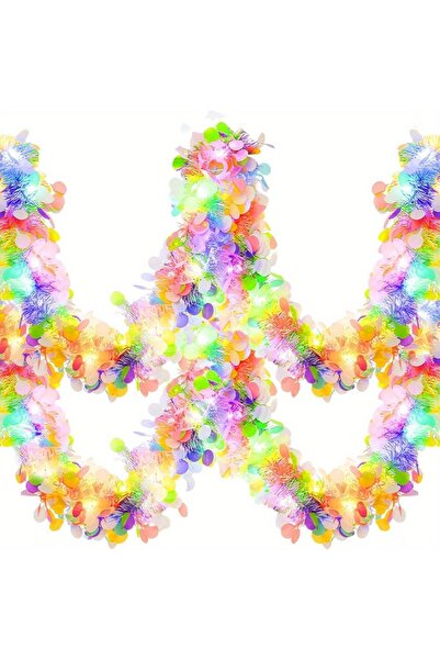 Choice زينة بيض عيد الفصح الملونة بإضاءة LED بطول 2 متر، مثالية لتزيين المنزل...