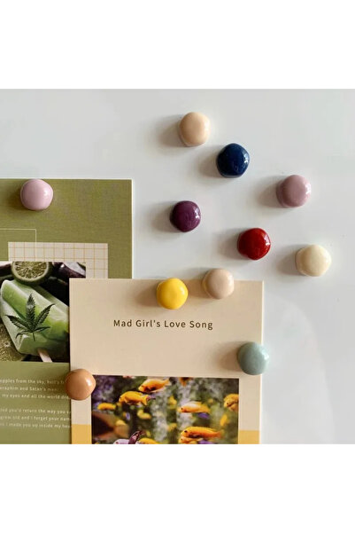 Choice4 ١٠ قطع من مغناطيسات الثلاجة الكرتونية المتنوعة، مغناطيسات دائرية غير ...