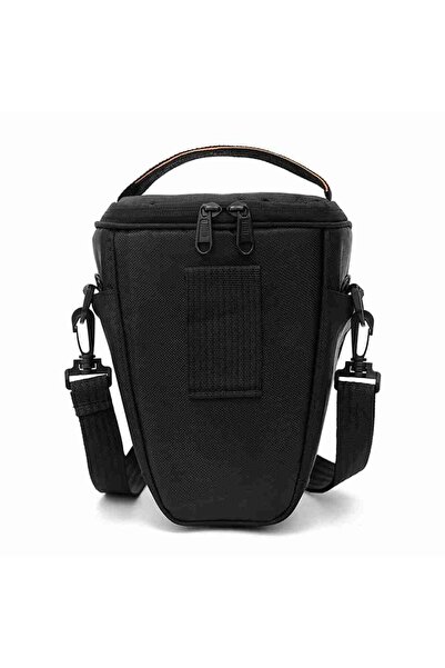 Choice حقيبة كاميرا سوداء مثلثة الشكل حقيبة ظهر من النايلون، قطعة واحدة، مع ح...