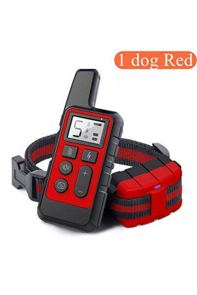 Choice5 red Dog Training Collar Waterproof Rechargeable Shock Collars for Dog...