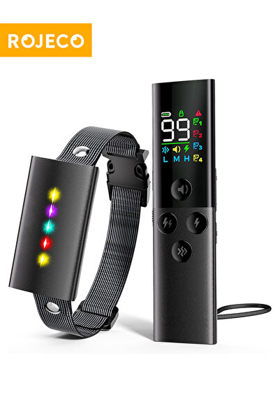 Choice Black ROJECO Dog Training Collar with Remote Control 1600FT IP67 Water...