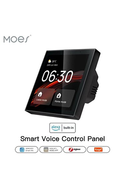 Choice1 شاشة MOES مقاس 4 بوصات (الاتحاد الأوروبي) وشاشة لمس ذكية Tuya بتقنية ...